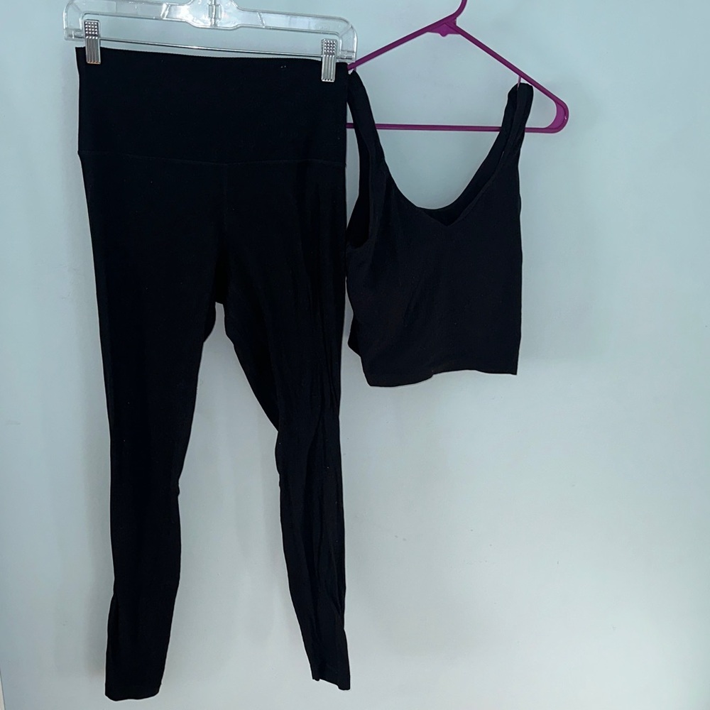 Lululemon Ribbed Align Set - Black - image 1